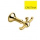 Porte peignoir double REGENCY Doré - CRISTINA ONDYNA RY24552