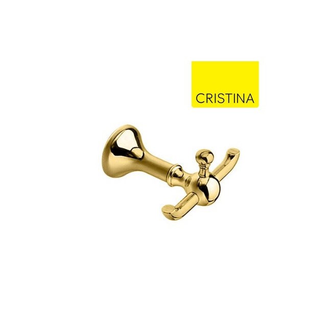 Porte peignoir double REGENCY Doré - CRISTINA ONDYNA RY24552