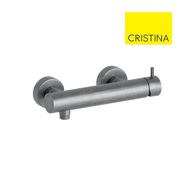 Mitigeur douche Métal brossé TRIVERDE - CRISTINA ONDYNA TV48177