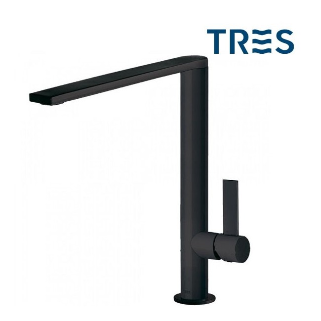 Mitigeur évier Noir Mat - TRES 20548601NM