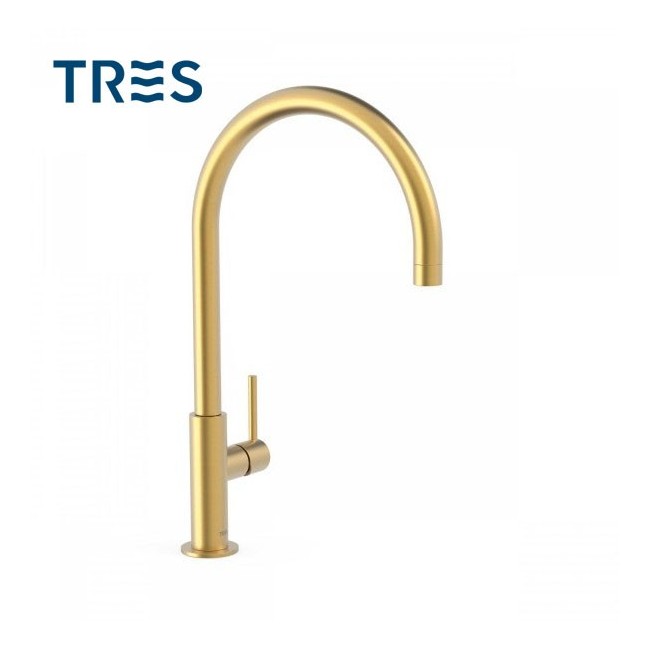 Mitigeur évier Or Mat 24k - TRES 06254201OM