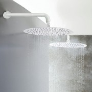 Pomme De Douche Ronde Sandwich Blanc Mat  HYDROTHERAPIE - CRISTINA ONDYNA PD95324