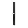 Sèche-serviettes eau chaude SLIM 430W Noir Mat - FINIMETAL SL02209016S0029