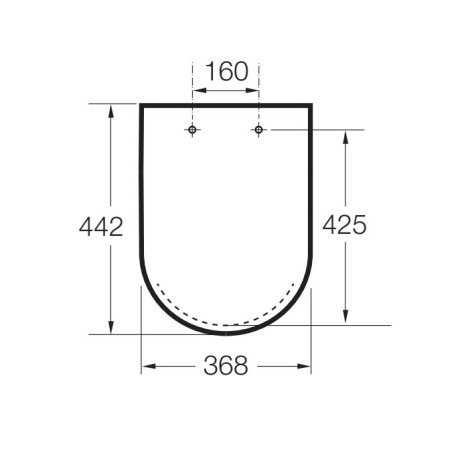 Abattant WC Silencio Onyx INSPIRA - ROCA A80152264B