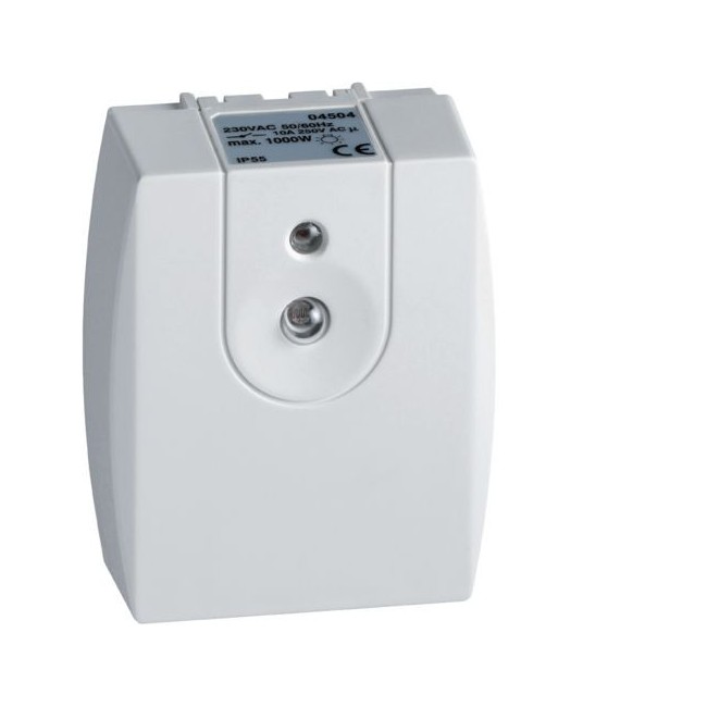 Interrupteur crépusculaire compact basic 8A pour Gestion de l'éclairage - HAGER 04504