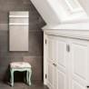 Radiateur à inertie TACTILO Vertical Blanc Quartz 1300W - Valderoma BZ13VEA
