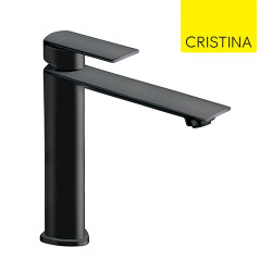 Mitigeur lavabo avec vidage laiton up&down BlackMat PROFILO - CRISTINA ONDYNA PF22713