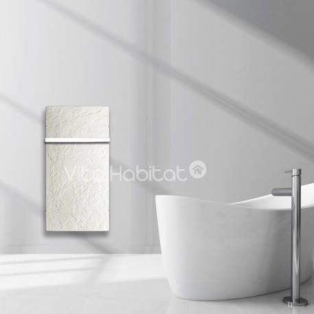 Sèche-serviette à inertie Wifi Blanc Quartz 800W Vertical - Valderoma BZ08BLW
