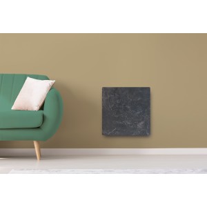 Radiateur chauffage central H2O DK33 Carré Natura Noir 1300W - VALDEROMA 18130033