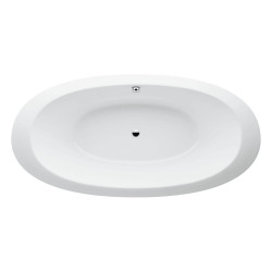 Alessi One Baignoire À Encastrer 204X102 Cm Blanc - LAUFEN H2439700000001 