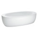 Alessi One Baignoire Ilot 204X102 Cm Avec Tablier Blanc - LAUFEN H2419700000001