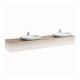 Alessi One Plan De Toilette 2400 Percé Gauche Et Droite - LAUFEN H4246140976301