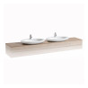 Alessi One Plan Toil. 240X50 Cm Perce Gauche Et Droite, Noce Canaletto - LAUFEN H4246240976301