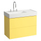 Lavabo Asymétrique Droite K'Bylaufen 90X46 Noir Br - LAUFEN H8103380201581