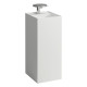 Kartell Lavabo Indépendant Lignes Grises Percé 1Trou Sans Trop-Plein - LAUFEN H811331D011111