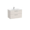 Victoria Unik 2 Tiroirs 800Mm Frêne Nordic - ROCA A851594434