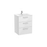 Victoria Unik 3 Tiroirs 600Mm Blanc Brillant - ROCA A851596806