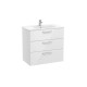 Victoria Unik 3 Tiroirs 800Mm Blanc Brillant - ROCA A851597806