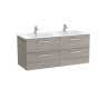 Victoria Unik 2 Tiroirs 1200Mm City Oak - ROCA A851599402
