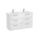 Victoria Unik 3 Tiroirs 1200Mm Blanc Brillant - ROCA A851601806