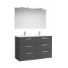 Victoria Pack 3 Tiroirs 1200Mm Gris Anthracite - ROCA A851609153