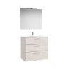 Victoria Pack 3 Tiroirs 800Mm Frêne Nordic - ROCA A851608434