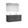 Victoria Pack 2 Tiroirs 1200Mm Gris Anthracite - ROCA A851606153 