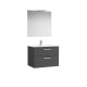 Victoria Pack 2 Tiroirs 700Mm Gris Anthracite - ROCA A851603153