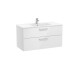 Victoria Unik 2 Tiroirs 1000Mm Blanc Brillant - ROCA A851595806
