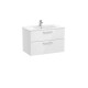 Victoria Unik 2 Tiroirs 800Mm Blanc Brillant - ROCA A851594806