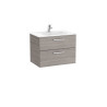 Victoria Unik 2 Tiroirs 700Mm City Oak - ROCA A851593402