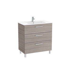 Victoria Unik 3 Tiroirs 800Mm City Oak - ROCA A851597402 