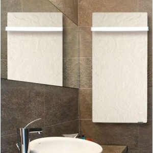 Sèche-serviette H2O DK11 Vertical Blanc Quartz 850W - VALDEROMA 17085011B