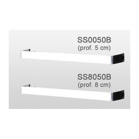 Sèche-serviette à inertie Wifi Natura Blanc 800W Carré - Valderoma NB08BSW