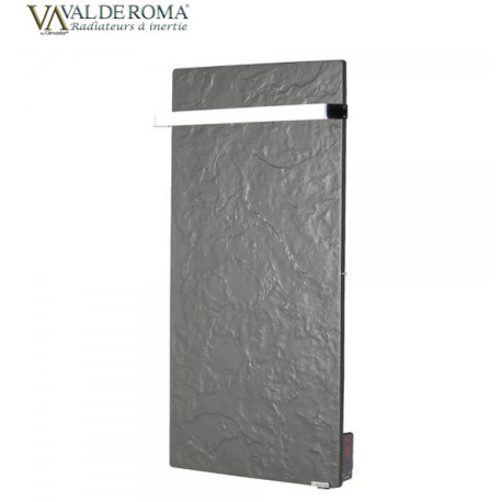 Sèche-serviette à inertie Wifi Natura Noir 800W Vertical  - Valderoma NN08BLW