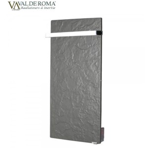 Sèche-serviette à inertie Wifi Natura Noir 800W Vertical  - Valderoma NN08BLW