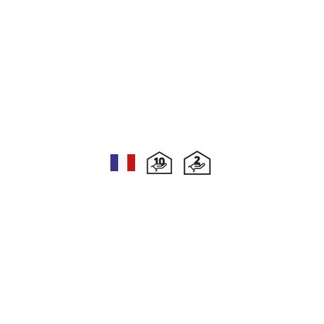 Sèche serviettes électrique TAHITI Speed'Air 300W Blanc - FINIMETAL T032ES