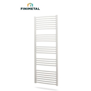 Sèche serviettes eau chaude BANGA cintré Blanc - FINIMETAL