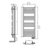 Sèche serviettes cintré électrique BANGA Blanc - FINIMETAL