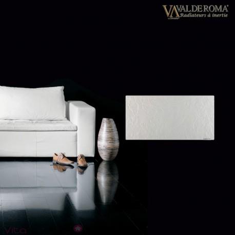 Radiateur à inertie Touch Silicium Ardoise Blanche 1500W horizontal - Valderoma AB1500T