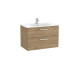 Victoria Unik 2 Tiroirs 800Mm Noyer-Roca A851594517