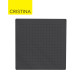 Pomme de Douche Sandwich Inox carrée 44cm Chromé Noir - CRISTINA ONDYNA PD36372