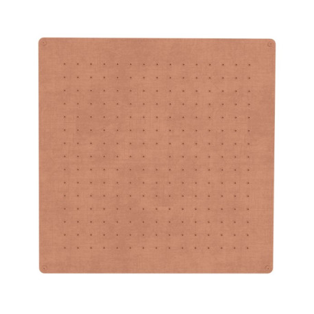 Pomme de Douche Sandwich Inox Carrée 44 Cm Or Rose Brossé - CRISTINA ONDYNA PD36334P