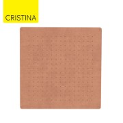 Pomme de Douche Sandwich Inox Carrée 44 Cm Or Rose Brossé - CRISTINA ONDYNA PD36334P