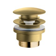 Bonde Lavabo Up Down Laiton Nf Or Brosse 5-55 Mm Pvd  - CRISTINA ONDYNA UD42596P