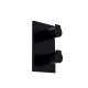 Facade Douche 2 Sorties Thermostatique Blackmat Omega - CRISTINA ONDYNA OG75213