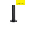 Raccord Plafond rond Chromé Noir Brossé - CRISTINA ONDYNA PD41675