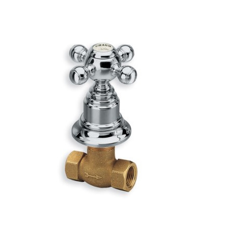 Robinet d'arrêt mural Chromé - CRISTINA ONDYNA PG62051