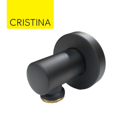 Prise d'eau murale laiton Noir Mat HYDROTHERAPIE - CRISTINA ONDYNA PA31513