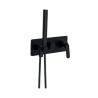 Façade douche/bain 2 sorties Noir Mat - CRISTINA ONDYNA FL60213